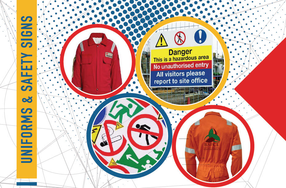 Uniforms and Safety Signs